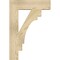 Ekena Millwork Merced Block Rough Sawn Bracket, Douglas Fir, 4"W x 18"D x 26"H BKT04X18X26MRC05RDF - alternate 2